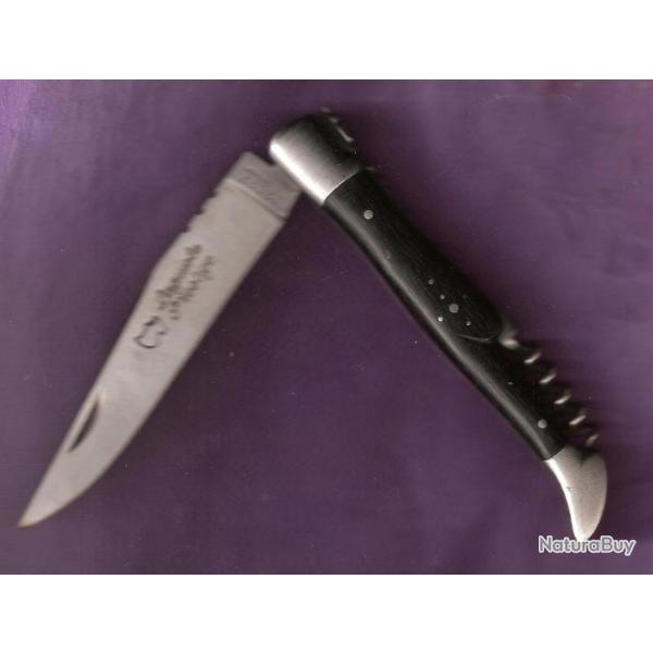 LAGUIOLE �BENE  tire bouch 11 GRATUIT Initiales grav�es Couteau