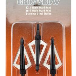 Pointes de chasse pour arbal&egrave;tes X 3