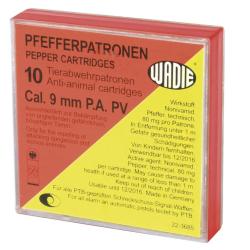Cartouches Au Poivre Wadie 9 MM PAK Pour Pistolet
