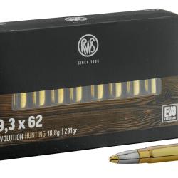 Balles de Chasse RWS EVO Calibre 9.3x62