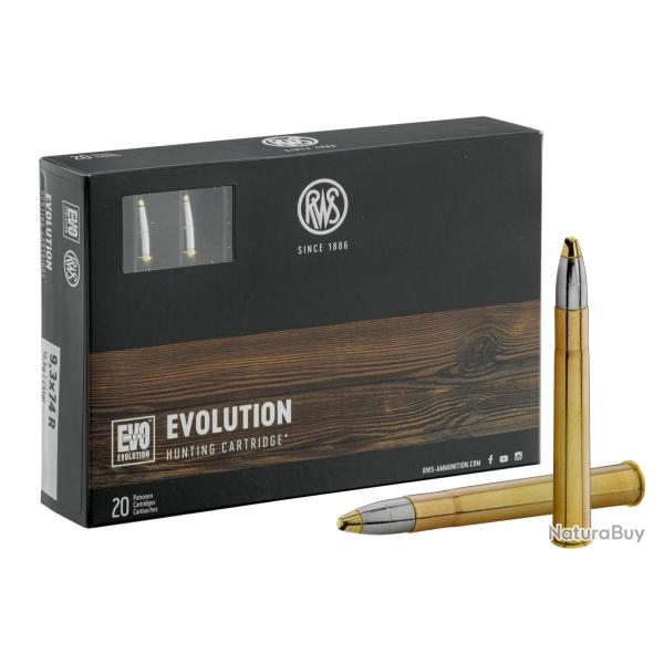 Balles de Chasse RWS EVO Calibre 9.3x74R