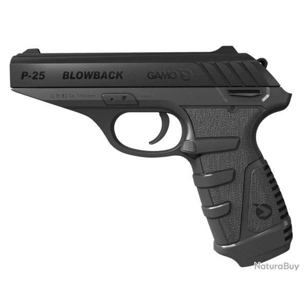 Pistolet CO2 Gamo P25 Blowback Calibre 4.5 MM
