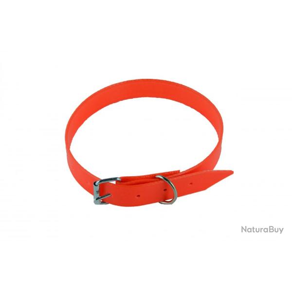 Collier Fluo orange pour chien