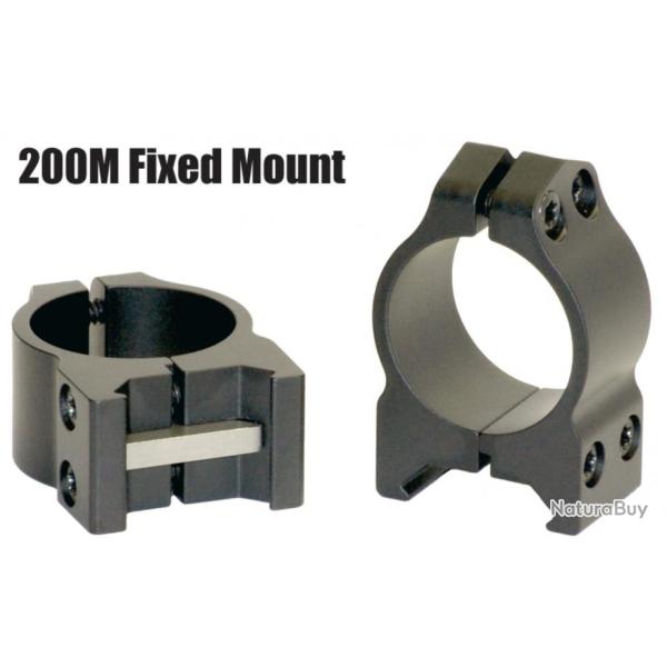 Montage Warne fixe en acier �25,4 m/m haut