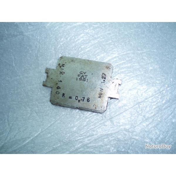 JAUGE DE SORTIE DU PERCUTEUR, ENFIELD