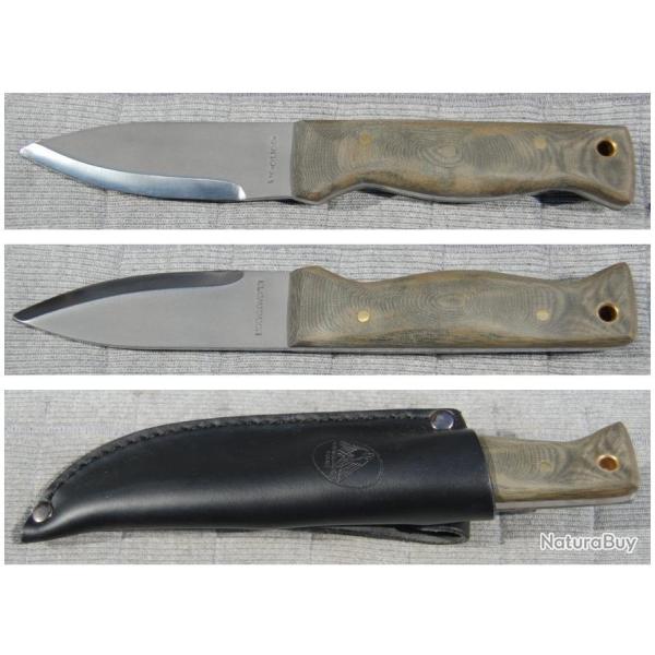 Couteau de Survie Bushcraft Condor Buushlore Made In El Salvadore Acier Carbone 1075 CTK23243HCM