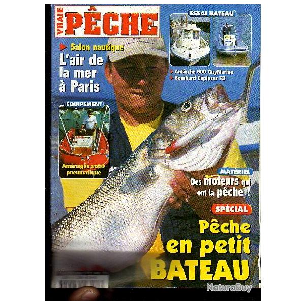 vraie p�che  , sp�cial p�che en petit bateau. 2001. bar , p�che en mer