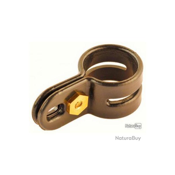 Bagues d'attache en plastique oie Attache oie  vis marron. Diamtre 18 mm