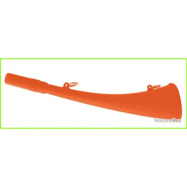 Corne d'appel 25 cm ABS orange fluo - Elless