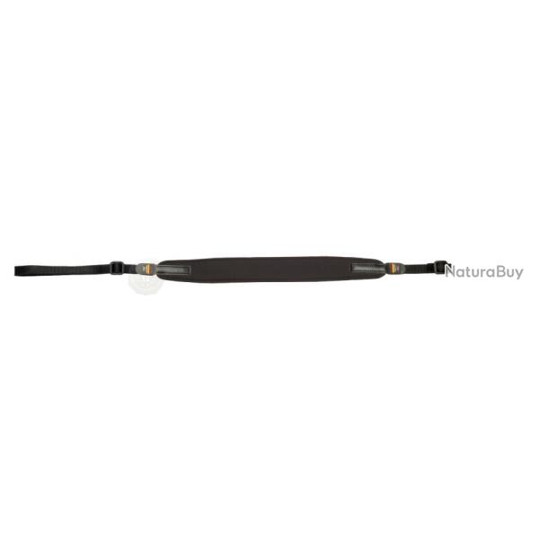 Bretelle droite noprne pour carabine  boucle standard - Niggeloh Noir