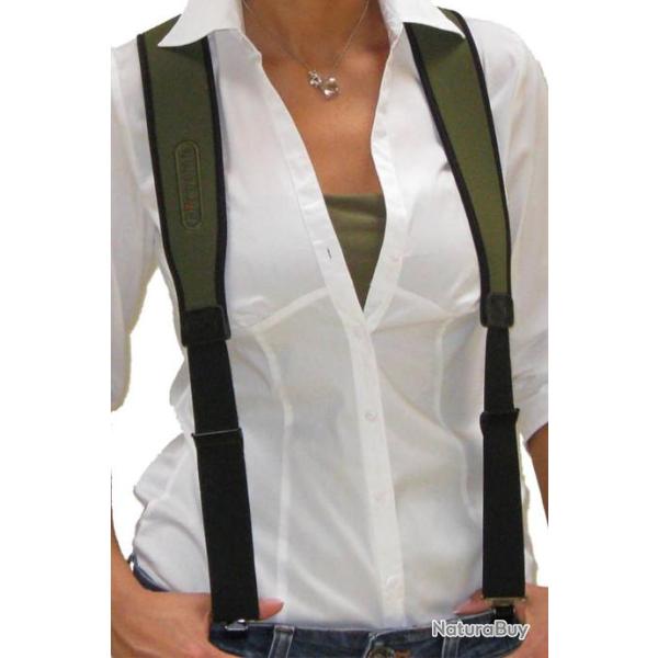 Bretelles vertes en noprne Niggeloh pour pantalon