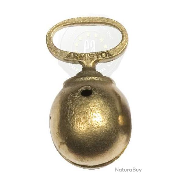 Grelots bronz Armistol en alliage bronz, monoblocs Diam.20 mm