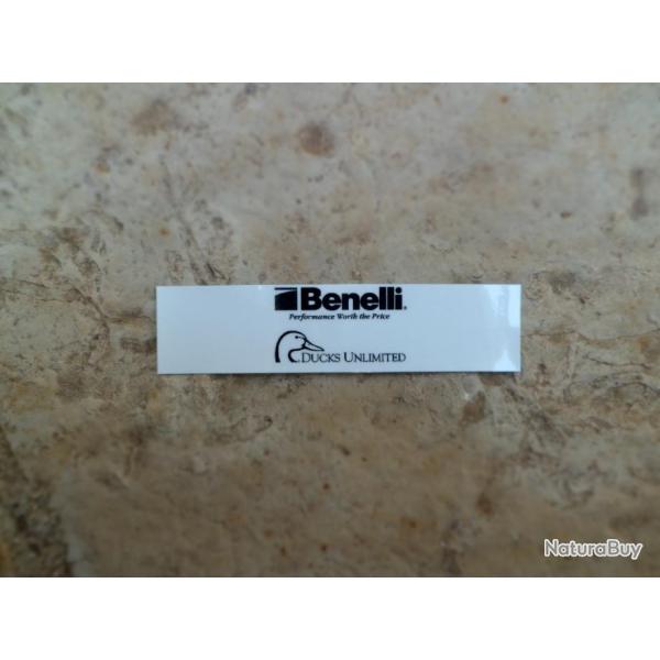 Autocollant  Trs rare en France BENELLI Performance Worth the price Ducks Unlimited