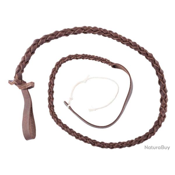 Flotte en cuir tress standard pour fouet - Country Flotte de 147 cm