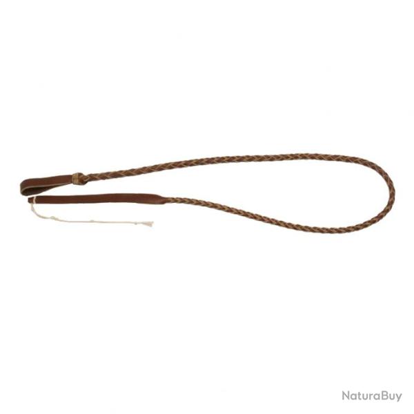 Flotte en cuir tress� standard pour fouet - Country Flotte de 185 cm