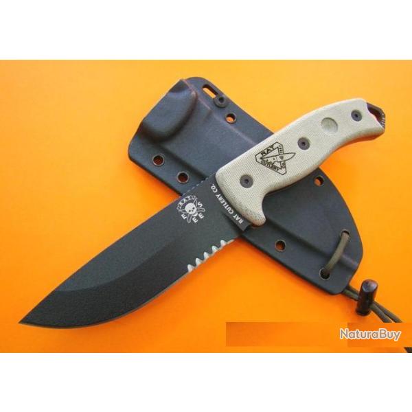 Rat Cutlery / ESEE RC-5 RC5 Survival Black Acier Carbone 1095 - RC5SBK - Couteau RC / ESEE