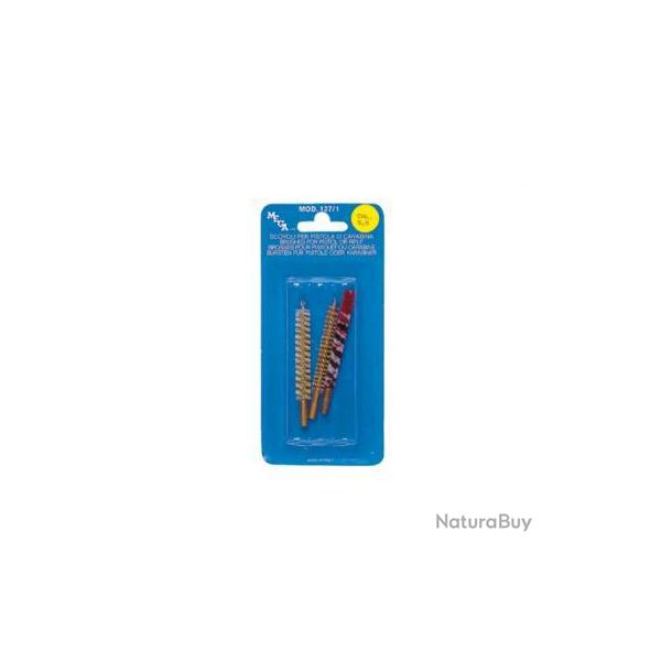 Set de trois brosses pour armes  canon ray Cal.7 mm