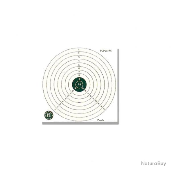 1000 carton-cibles 15 x 15 cm