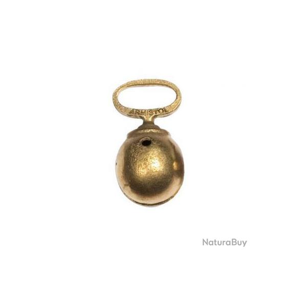 Grelots bronz Armistol en alliage bronz, monoblocs Diam.30 mm