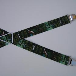 Bretelles &agrave; pinces r&eacute;glables, motifs tableau de Chasse (07)