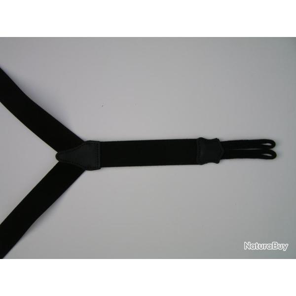 Bretelles rglables  boutons de culotte, noir