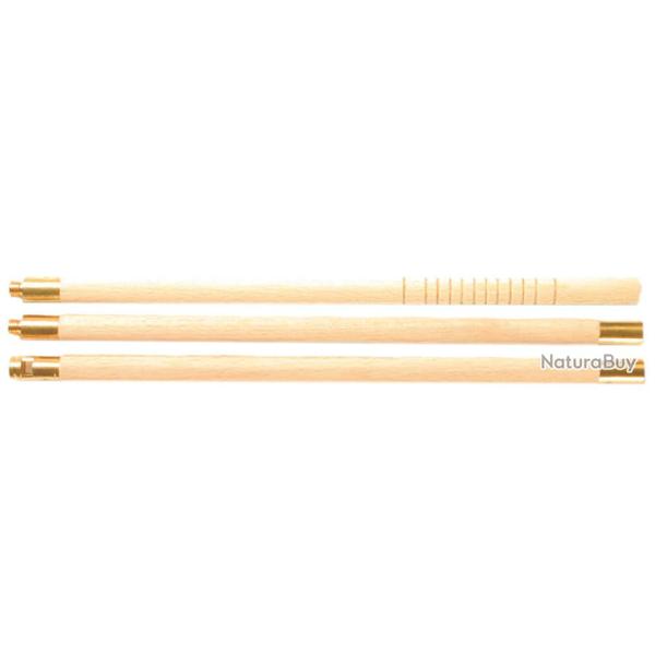Baguette de nettoyage en bois pour canons (3 pices)