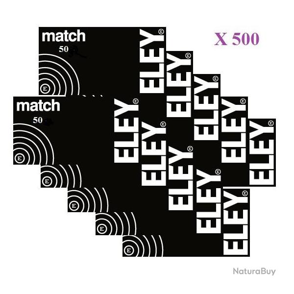 Cartouches 22LR ELEY  MATCH  boite de 500