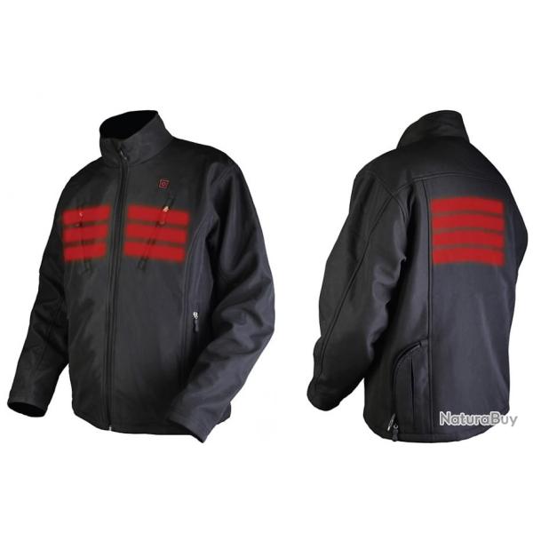 VESTE CHAUFFANTE NOIRE