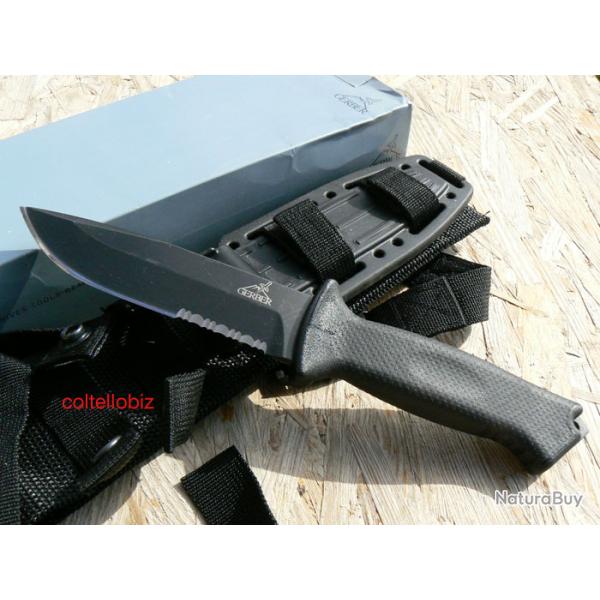 Couteau Gerber Prodigy Acier 420HC Partially Serrated Made In USA G1121