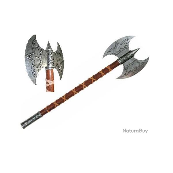 Hache Viking double lame