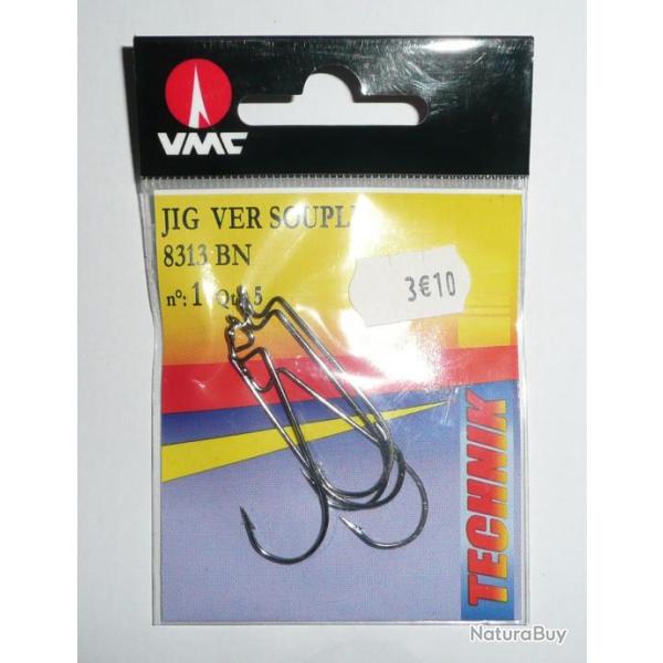 Hame�ons jig ver souple VMC N�1 R�f: 8313BN par 5