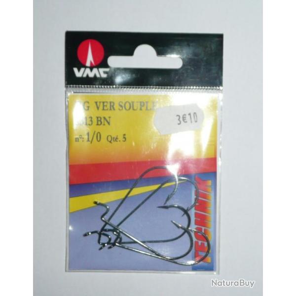 Hame�ons jig ver souple VMC N�1/0 R�f: 8313BN par 5