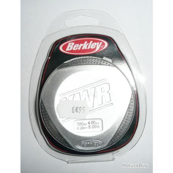 Bobine de nylon Berkley XWR 0.20mm 4.000kg 100m