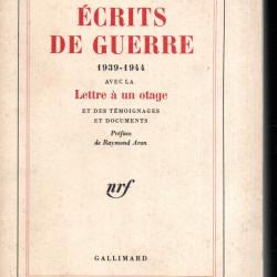 Saint-exup&eacute;ry. &eacute;crits de guerre 1939-1944