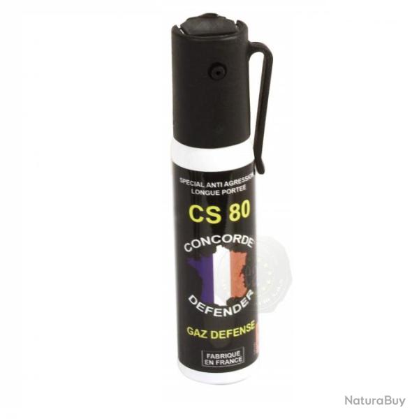 Bombe Anti-Agression Lacrymog�nes  GAZ CS  25 ml