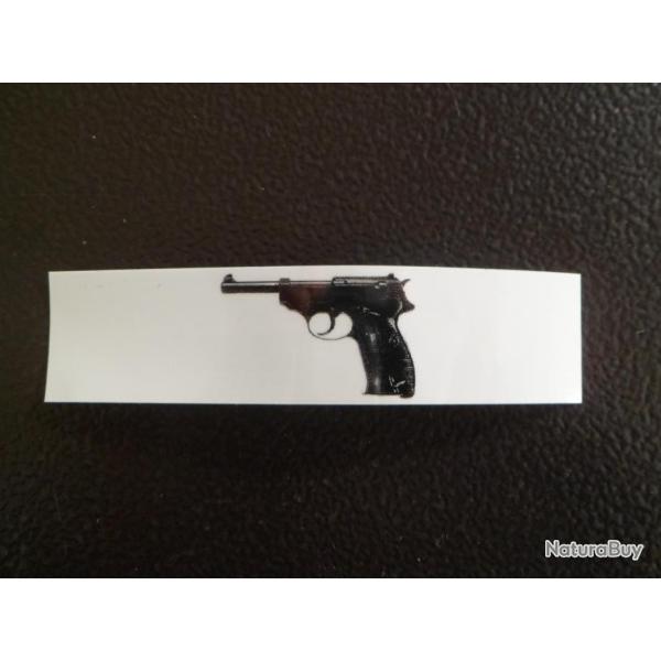 Autocollant Pistolet P38