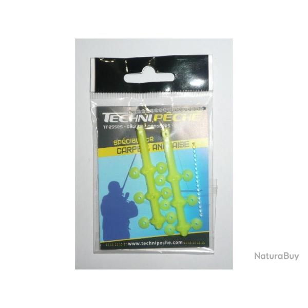 TECHNIPECHE Stop appat fragile jaune par 12