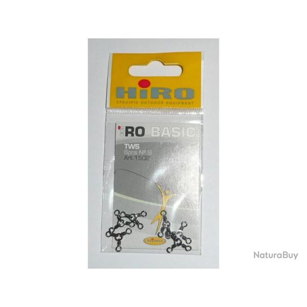 Emerillons HIRO Basic N�9 R�f: 1502 TWS par 6