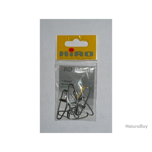 Emerillons HIRO Basic N�6 R�f:1114 F-SNAP par 6
