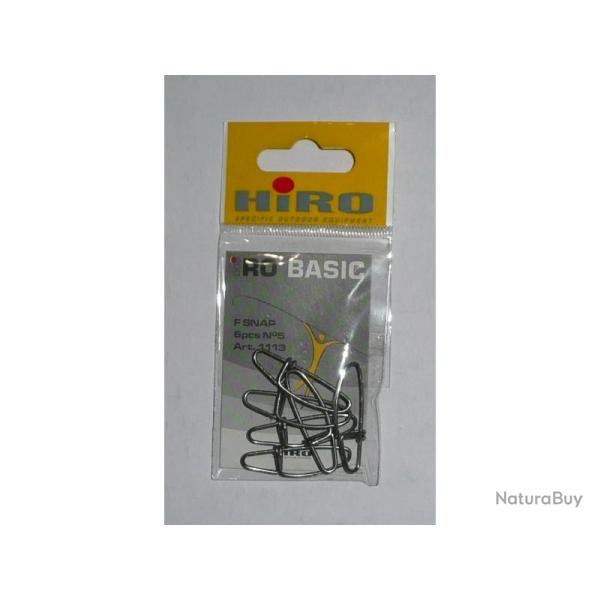Emerillons HIRO Basic N�5 R�f:1113 F-SNAP par 6