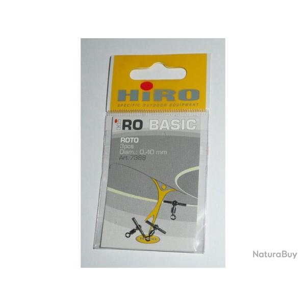 Emerillons HIRO Basic R�f: 7388 Roto Diam, 0,40mm par 3