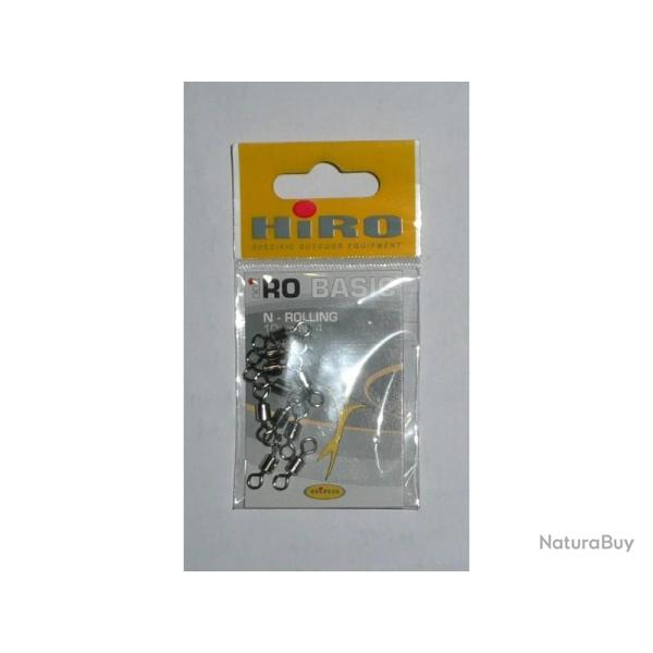 Emerillons HIRO Basic N�4 R�f: 7352 N-Rolling par 10