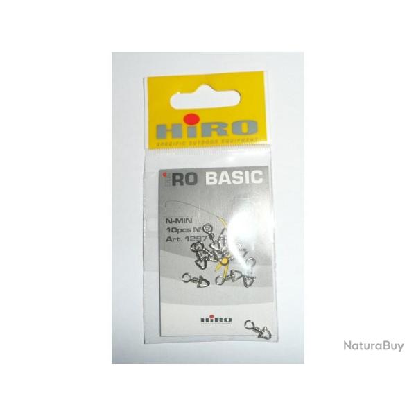 Emerillons HIRO Basic N�2 R�f: 1297 N-Min par 10