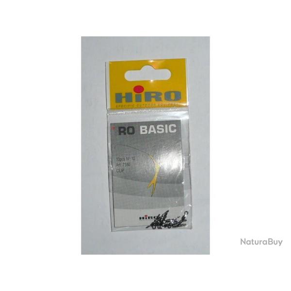 Emerillons HIRO Basic N12 Rf: 7380 Clip par 10