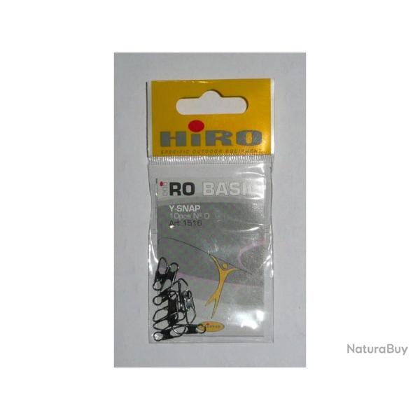 Emerillons HIRO Basic N�0 R�f: 1516 Y-Snap par 10