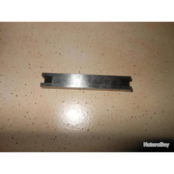 OUTIL D'ARMURIER - VERIFICATEUR DE SAILLIE DU PERCUTEUR 20 mm OERLIKON
