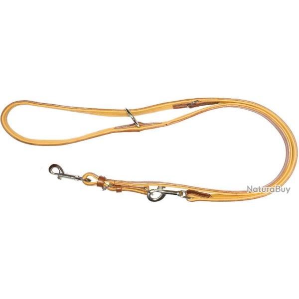 Laisse de dressage Country Sellerie en cuir marron