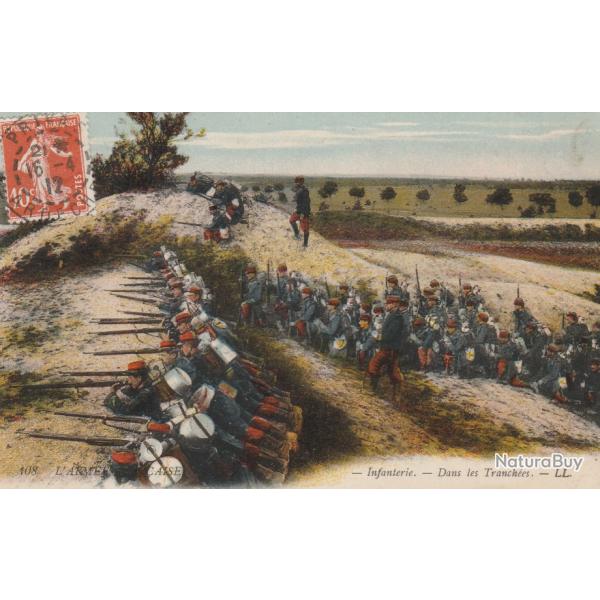 CPA -INFANTERIE Dans les  Tranche