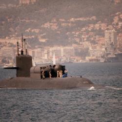 PHOTO - MARINE DE GUERRE - SSN JAMES K. POLK Sous - Marin 10-8-98 - N&deg;7015