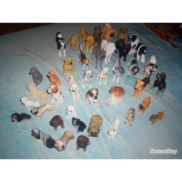 Lot de 45 chiens type atlas et autres